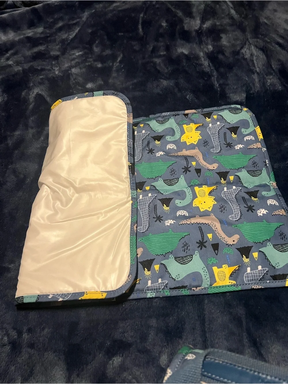Kipling Kids Dinosaur Backpack - Gray with Yellow & Green
